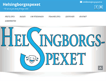 Tablet Screenshot of helsingborgsspexet.se